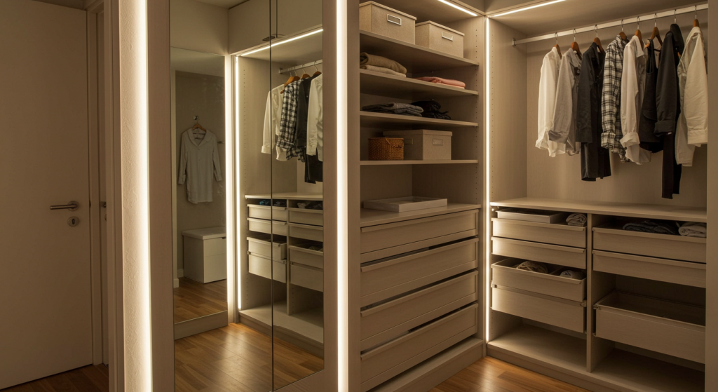 Small Apartment Creative Closet Solutions